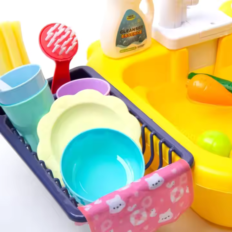 Arglow Kitchen Sink Dino - Electric Dishwasher Set for Kids - Image 3